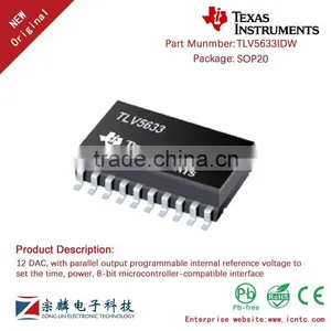 Genuine Original TLV5633IDW SOP20 TLV5633 DAC thumbnail-1