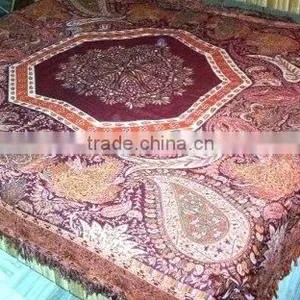Classic Indian Wool Bedspreads , Indian Bedspreads thumbnail-1