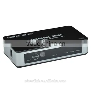 5x1 Hdmi Switch 501 Hdmi V1.3a With Full hd 1080p and 3d / Remote Control -black thumbnail-2