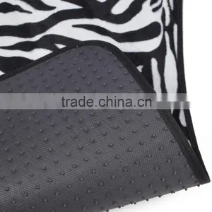 Universal Fit Animal Print Carpet Floor Mats for Cars / Truck - Zebra White Tiger thumbnail-5