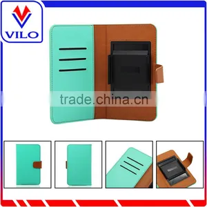 2015 New Arrival High Quality PU Leather Card Holder Universal Phone Case thumbnail-1