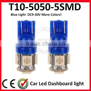 T10 194 168 W5W 5050 5SMD LED Car Light T10 5SMD 5050 For Side Light thumbnail-1