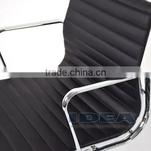 Replica EA117 Charles Office Chair - Black Color Genuine Leather thumbnail-6
