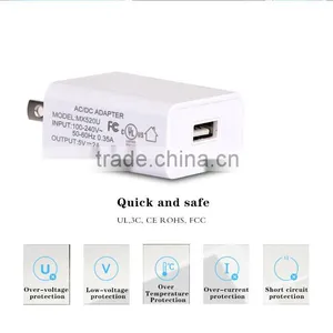 Economic Promotional Usb ac Power Adapter Home Wall Charger (MX520U) 2A thumbnail-4