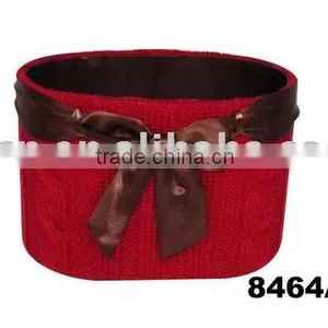 Xmas Woollen Basket thumbnail-1