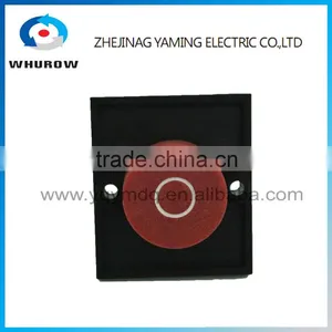 Ignition Momentary Press Push Button Switch YC01 Emergency Stop 4 Pin On Off Red Sign Wiring Brass Feet thumbnail-2