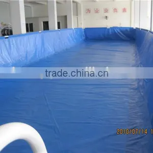 Steel Frame Pool/ Metal Rectangular Frame Pool for Sale thumbnail-4