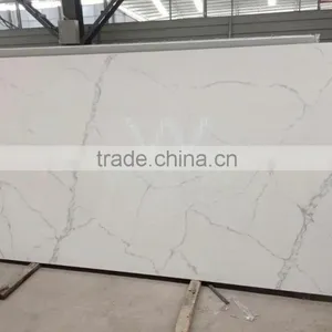 Artificial Quartz Stone Calacatta Kitchen Countertops thumbnail-1