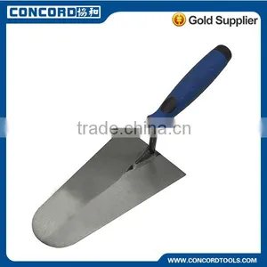 220mm Carbon Steel Blade Bricklaying Trowel With Soft Grip thumbnail-1