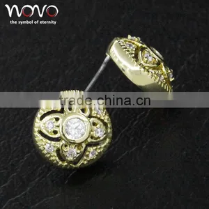 2016 Best Design Gold Plated Brass Earring thumbnail-1
