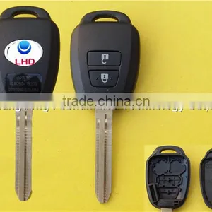 Toyota Smart Key Blank Key Case Toy43 thumbnail-1