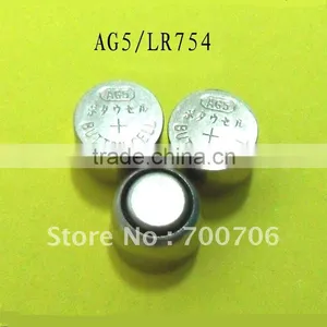AG5 LR754 1.5V Alkaline Ag5 Coin Cell Watch Battery Eunicell thumbnail-1