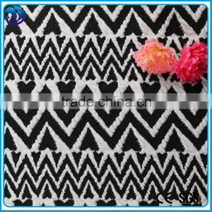 Classcial Design White and Black Formal Jacquard Fabric for Garment thumbnail-1