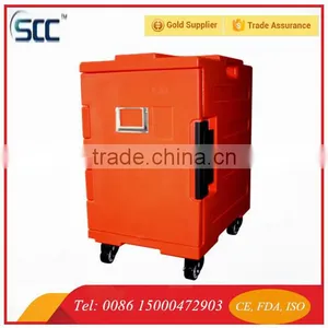 90QT Hot Food Insulated Cabinet, Food Storage Cabinet With Wheels for Hot thumbnail-3