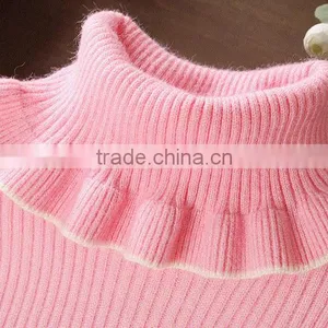2016 Spring Girls Rib Cotton Spandex Shirt thumbnail-3