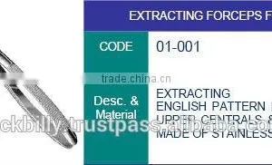 Dental Tooth Extraction Forceps,Dental Forceps,extracting Forceps, Dental Instruments, Dental Lab Instruments thumbnail-1