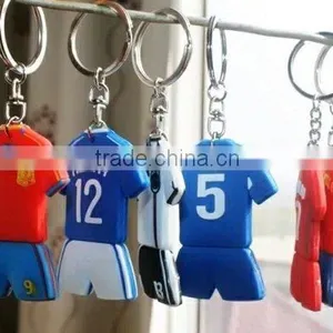 Football Team Rubber Soft Pvc Key Chain thumbnail-1