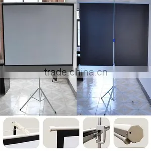 4:3 Tripod Stand Manual Projection Screen Manufacturer 120inch thumbnail-1