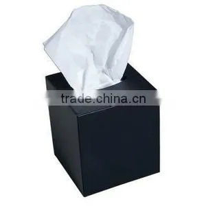 Leather Napkin Box , Leather Tissue Box Cover , PU Leather Tissue Cover , Decorative Tissue Box Cover thumbnail-1