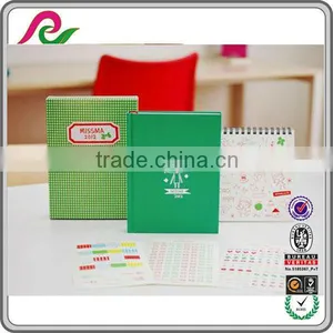 2013 Customized Red And Green Cute Table Calender thumbnail-2