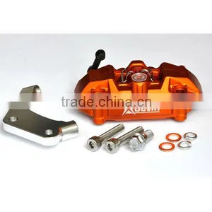 Adelin ADL-02 4 Pot Brake Caliper Orange Sccoter Parts thumbnail-1