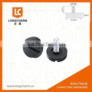 Plastic and Stainless Steel Nail Glide Adjustable Table Leg Screw From Guangzhou Furniture Hardware thumbnail-3