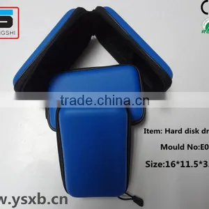 Blue External Hard Disk Drive Enclosure 2.5" Hdd Carrying Case thumbnail-1