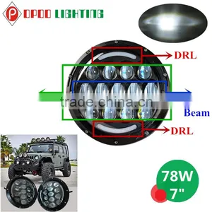 New Novelty Products Round 7" Led Headlight, Hi/Low Jeep 7" Led Headlight thumbnail-1
