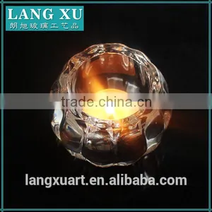 LX-Z261crystal Glass Pumpkin Candle Holder for Tealight thumbnail-2