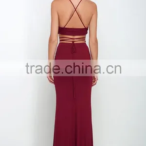 2015 New Designs Dress Fashion Backless Elegant Evening Dress for Woman thumbnail-5