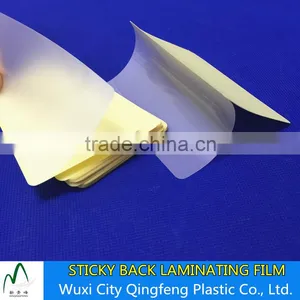 Adhesive Laminating Pouches Sticky Back Hot Laminating Sheets Film Laminate thumbnail-3