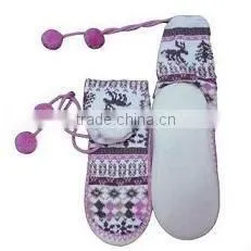 Knitted Shoe Sock thumbnail-1