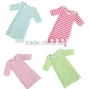 2016 Spring Summer Short Sleeve Newborn Baby Rompers Clothes Baby Onesie Grown Stripe Cotton Cheap Baby Clothes Rompers thumbnail-1
