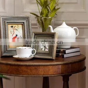 Top Quality Exquisite Wall Decorative Archaistic Wooden Picture Rahmen Handmade Baroque Antique Natural Solid Wood Photo Frame thumbnail-4