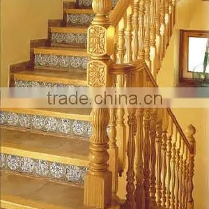Wooden Stairs Handrail and Stair Parts thumbnail-1