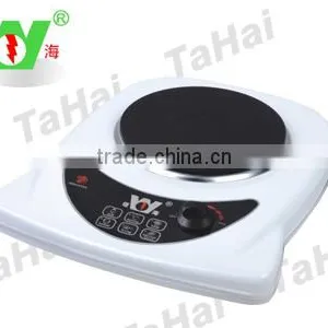 White Hotplate Electric Oven Cooking at the Table thumbnail-1