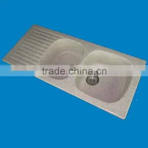 Factory Wholesale Artificial Stone Kitchen Sink / Composite Acrylic Solid Surface Kitchen Sink, ,resin Stone Sink thumbnail-1