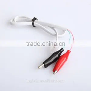 Home Phone Telephone Rj11 Plug Alligator Clip Test Tester Cable Wire Cord thumbnail-4