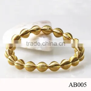 Stainless Steel Men Bead Bracelet Gold Jewelry On China Wholesale thumbnail-1