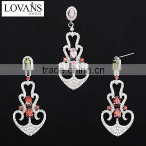 Wedding Jewellery Designs Micro Pave Jewelry 96 Innovative Products For Import TZ-0208 thumbnail-6