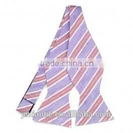 2016 Cheap Striped Silk Bow Ties Self Tie for Sale thumbnail-6
