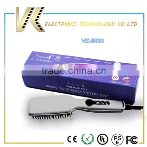 Electric Hair Straightener Comb Professional Magic Flat Irons Straightening Brush thumbnail-5
