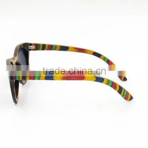 Multi Color Skateboard Wood Layers Sun Glsses Unisex Eyeglasses Factory Outlet thumbnail-3