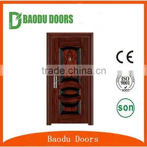 High Quality Exterior Main Door Designs Security Iron Single Door Design thumbnail-4