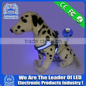 Hot Selling USB Rechargeable LED Dog Harness thumbnail-1