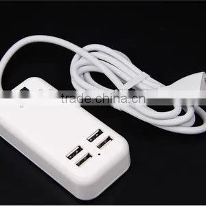 Factory Price 4 Usb Hub EU/US Wall Charger Travel Charger Socket, China Supplier thumbnail-1