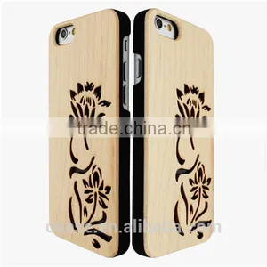 Best Christmas Gift Cheap Real Wood Phone Case for Iphone 5 Back Cover. thumbnail-3