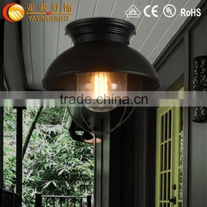 Retro Rustic Wrought Iron Bar Restaurant Aisle Den Loft Industrial Ceiling Lamps thumbnail-1