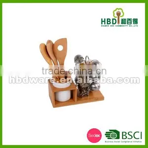 Spice Jar With Utensil Holder Wholesale thumbnail-2