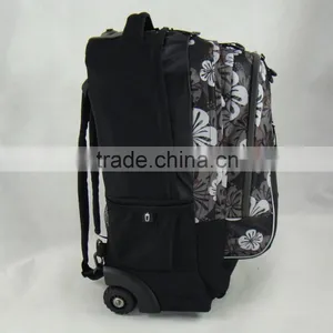 Produce Polyester Trolley Backpack With Wheels thumbnail-3